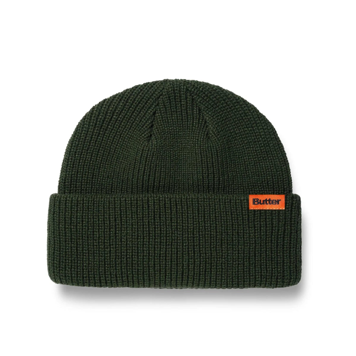 Butter Goods Tall Wharfie Beanie in Army - Goodnews Skateshop