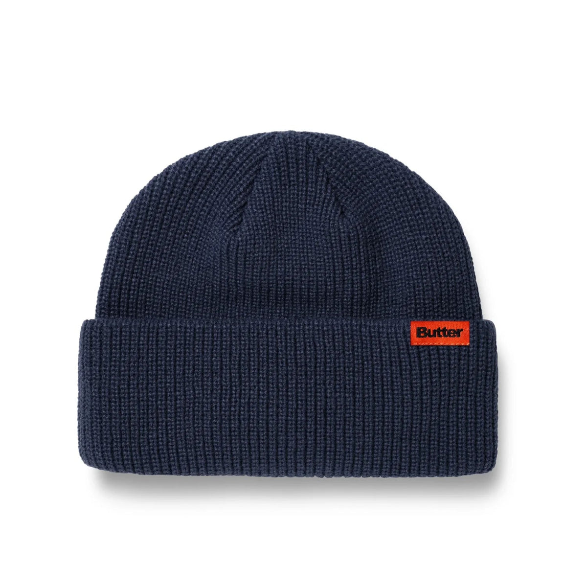 Butter Goods Tall Wharfie Beanie in Navy - Goodnews Skateshop