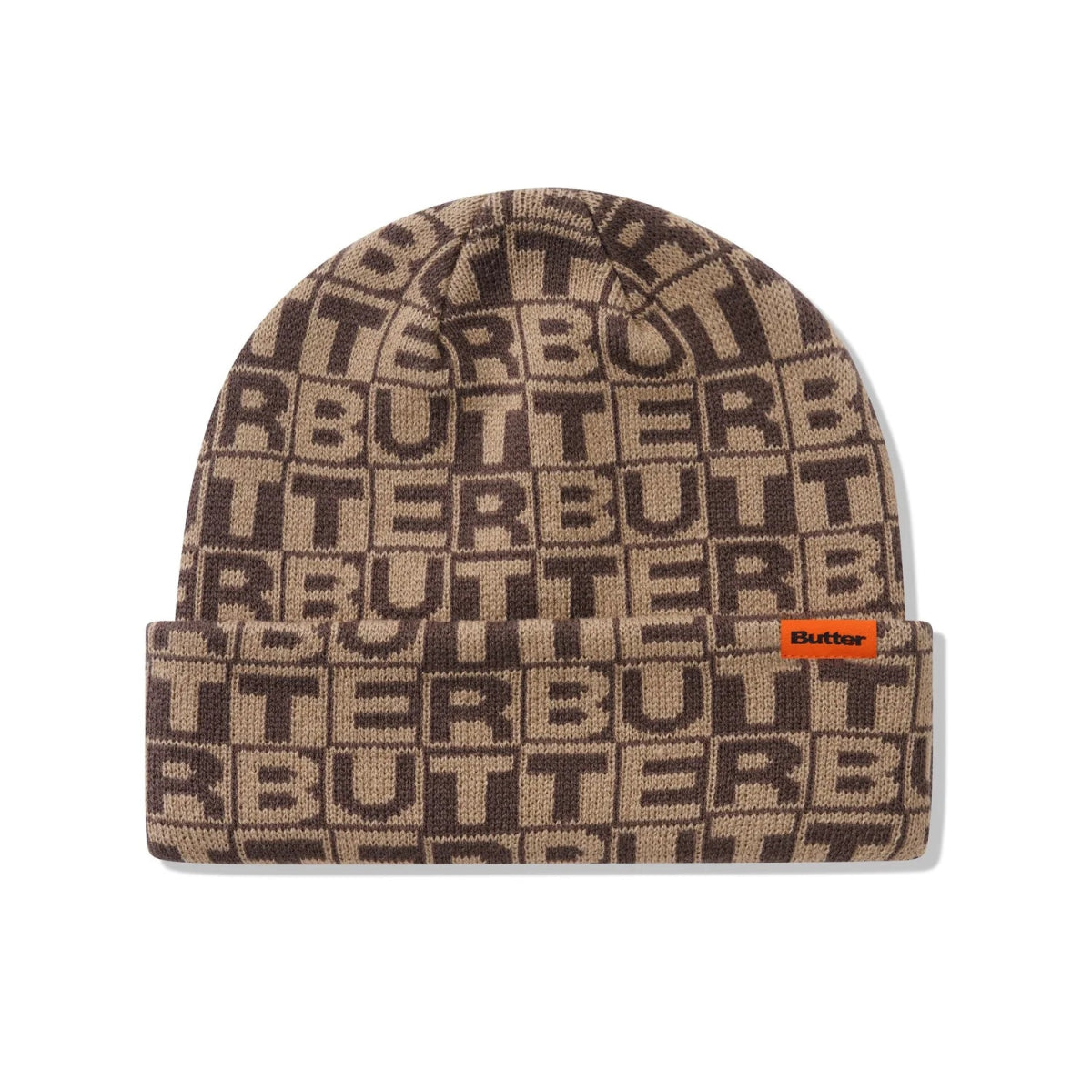 Butter Goods Tiles Beanie in Brown - Goodnews Skateshop