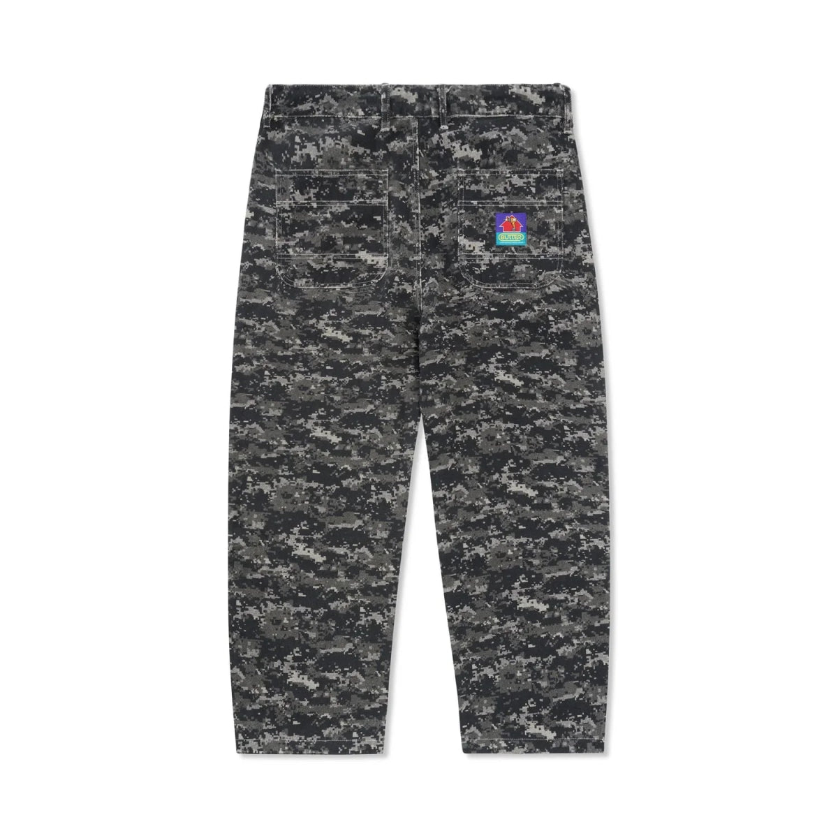 Butter Goods Work Pants in Dark Digital Camo - Goodnews Skateshop