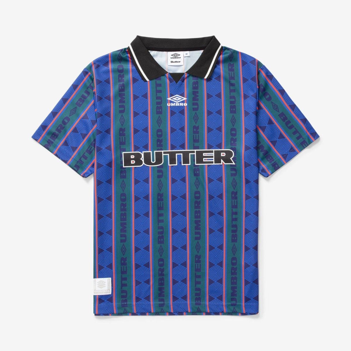 Butter Goods x Umbro Vert Jersey in Forest/Cobalt - Goodnews Skateshop