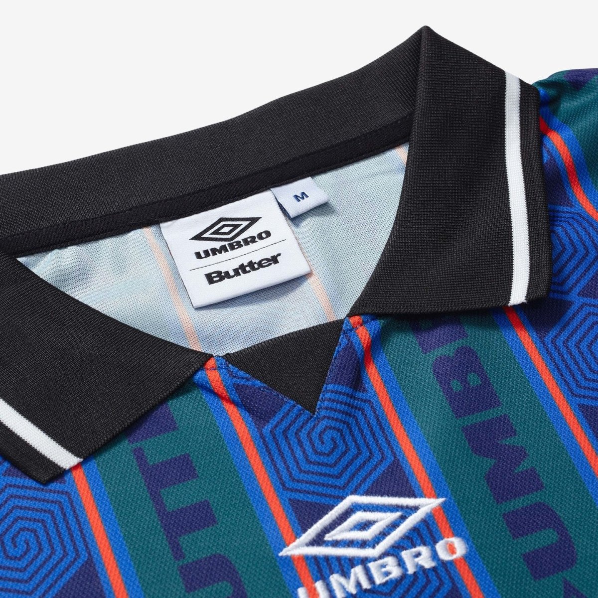 Butter Goods x Umbro Vert Jersey in Forest/Cobalt - Goodnews Skateshop