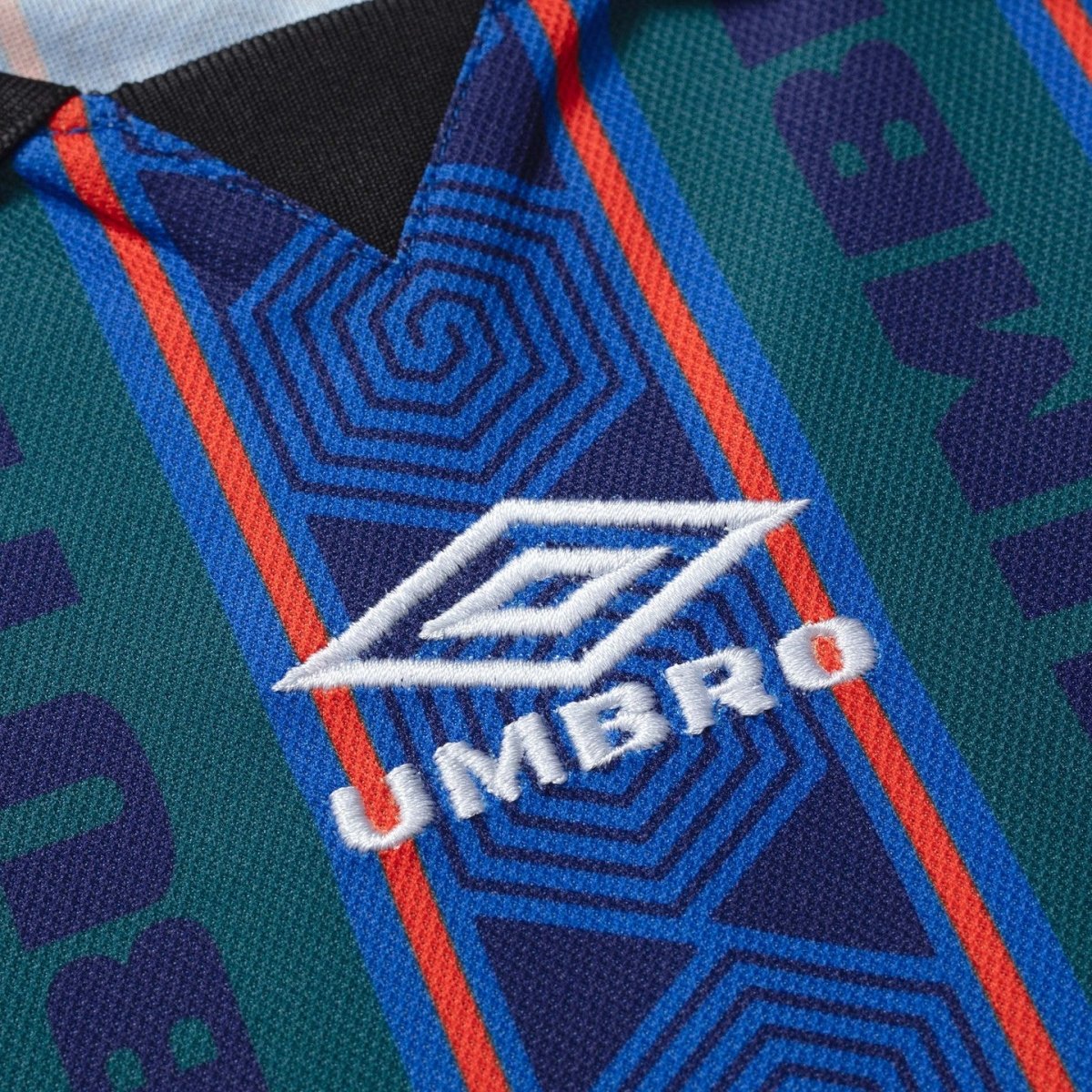 Butter Goods x Umbro Vert Jersey in Forest/Cobalt - Goodnews Skateshop