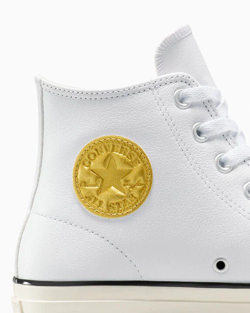 Converse CONS CTAS Pro Hi in White/Gold/Egret - Goodnews Skateshop
