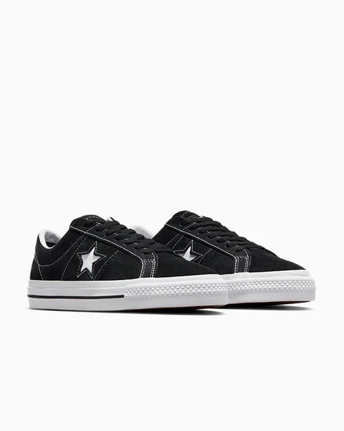 Converse CONS One Star Pro OX Black/Black/White - Goodnews Skateshop