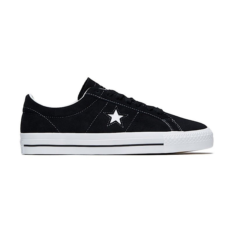 Converse CONS One Star Pro OX Black/Black/White - Goodnews Skateshop