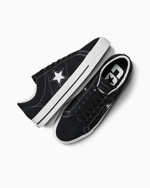 Converse CONS One Star Pro OX Black/Black/White - Goodnews Skateshop