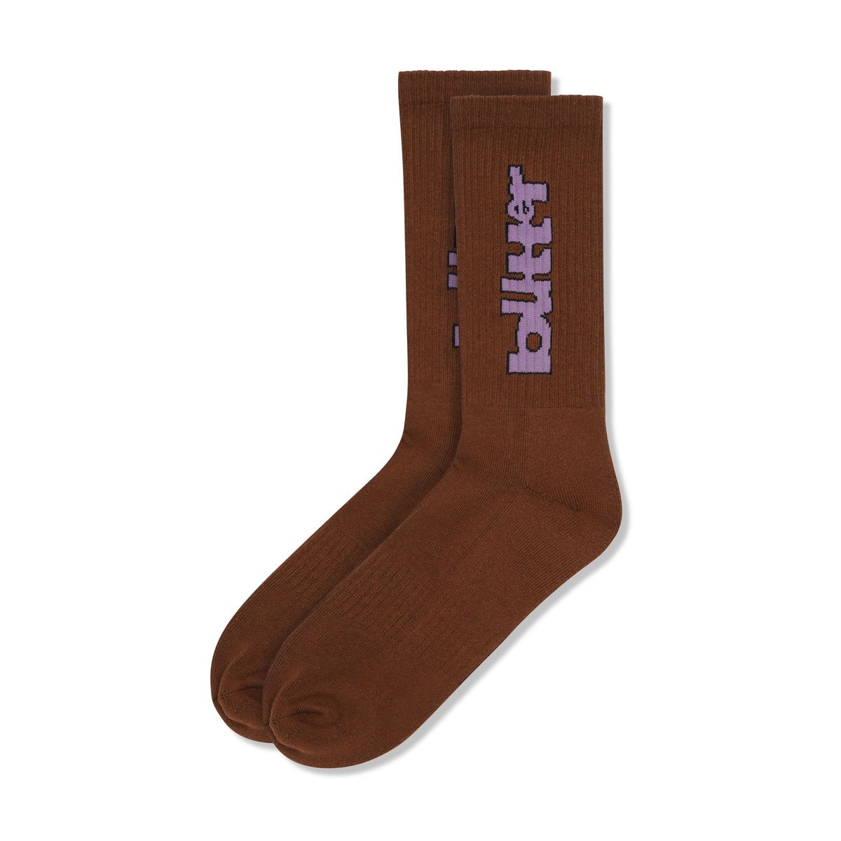 Butter Goods Defect Socks in Chocolate