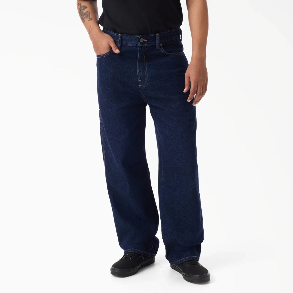 Dickies 958 Baggy Tapered Work Jeans in Rinsed - Goodnews Skateshop