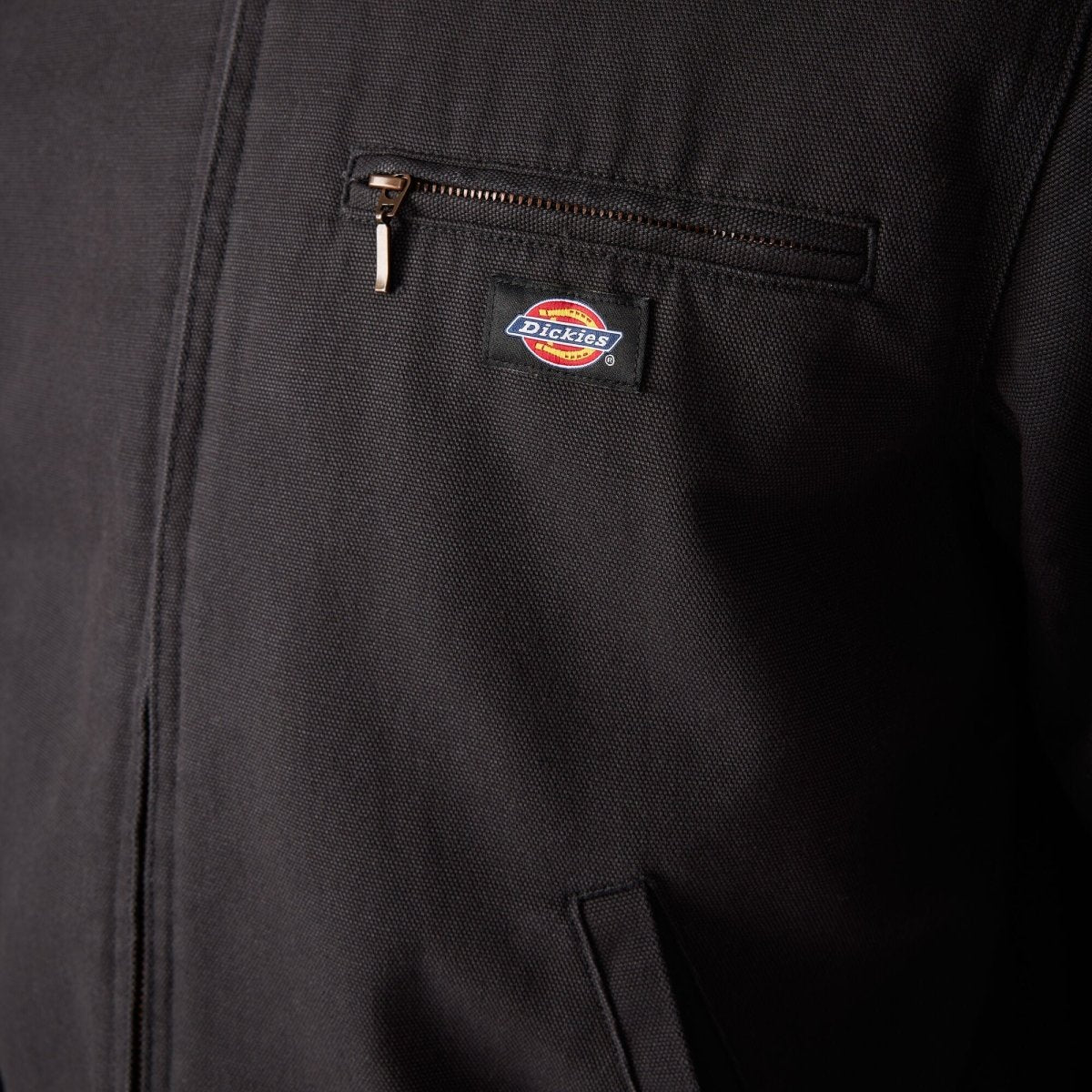 Dickies Blanket Lined Duck Canvas Jacket in Black - Goodnews Skateshop