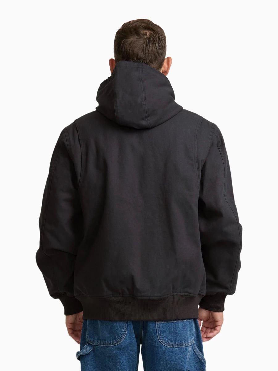Dickies Hooded Duck Bomber Jacket in Black - Goodnews Skateshop