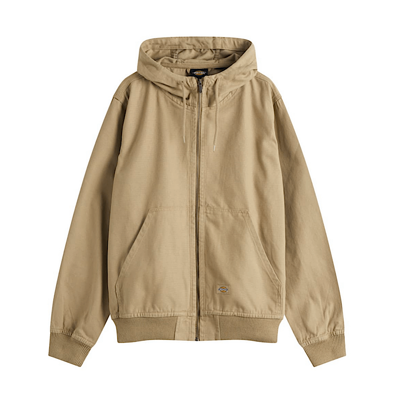 Dickies Quilted Lined Woven Duck Jacket in Desert Sand - Goodnews Skateshop