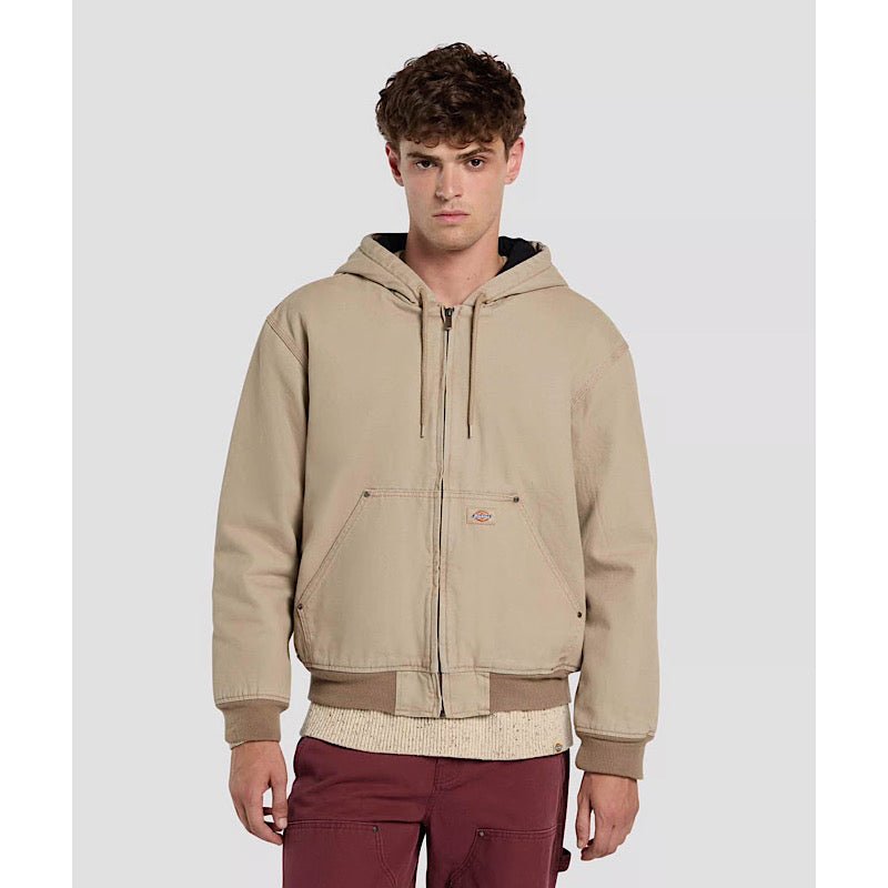 Dickies Quilted Lined Woven Duck Jacket in Desert Sand - Goodnews Skateshop
