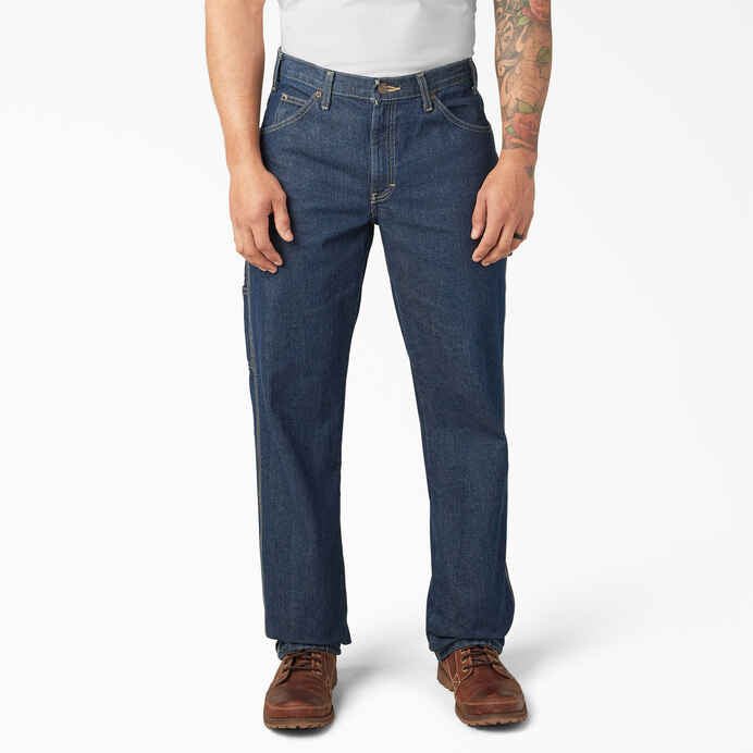 Dickies Relaxed Fit Carpenter Jeans in Dark Blue - Goodnews Skateshop
