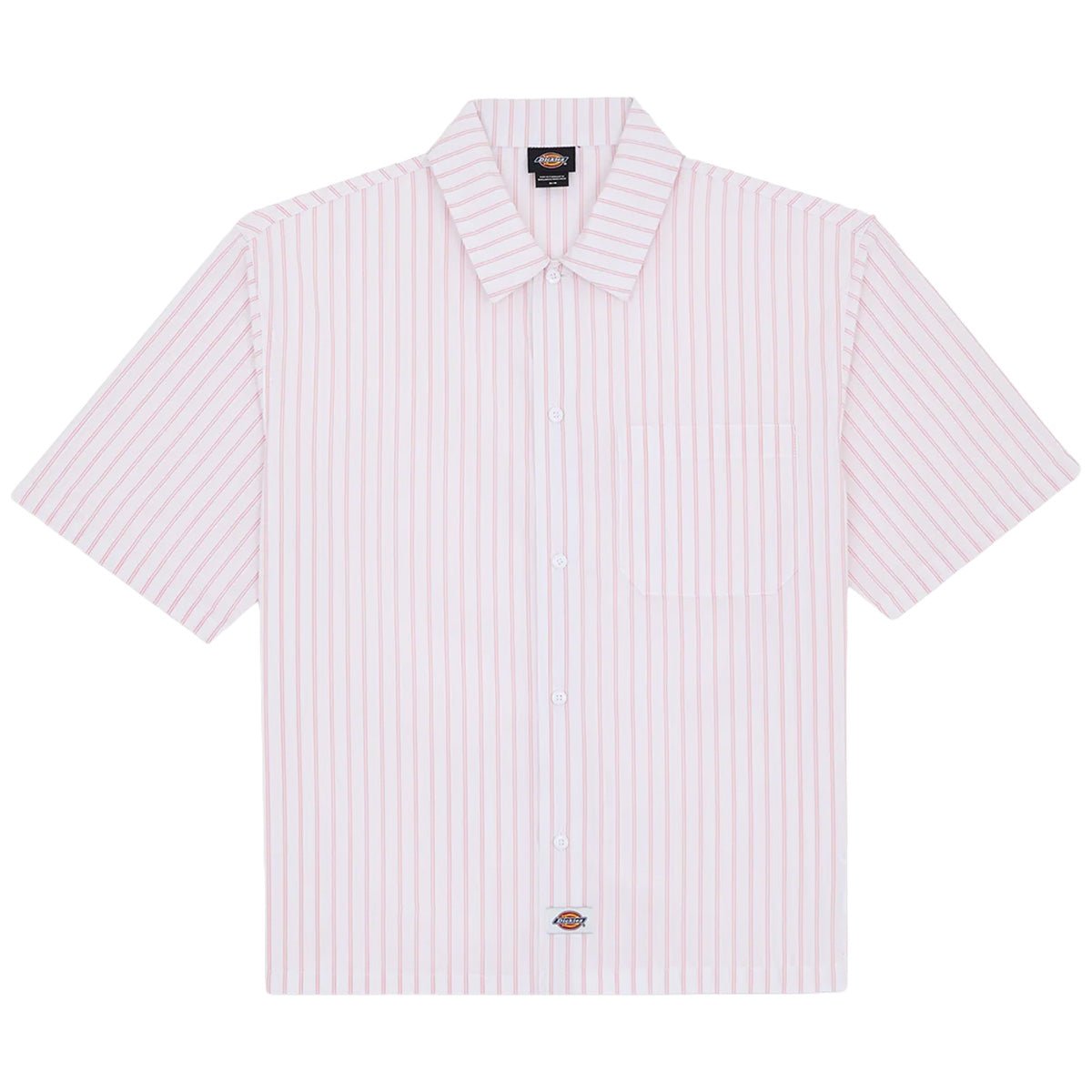 Dickies Venedocia Stripe Shirt in White - Goodnews Skateshop