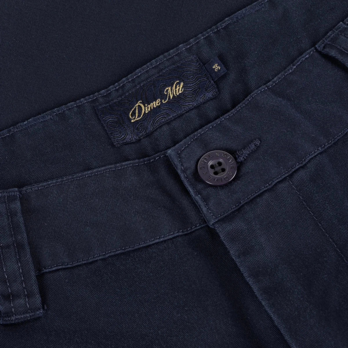 Dime Baggy Chino Shorts in Navy - Goodnews Skateshop
