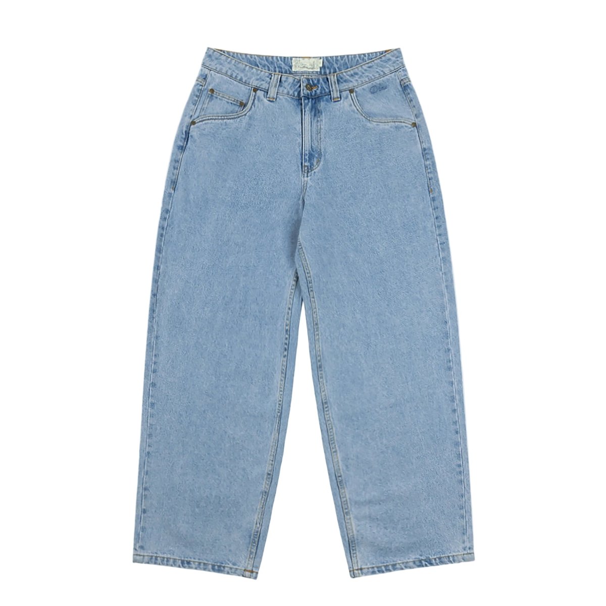 Dime Baggy Denim Pants in Premium Blue Washed - Goodnews Skateshop