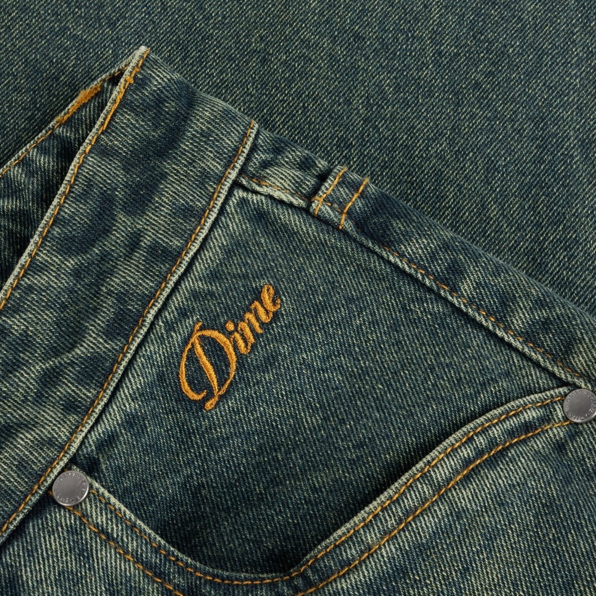 Dime Baggy Denim Pants in Sandblasted Pine - Goodnews Skateshop