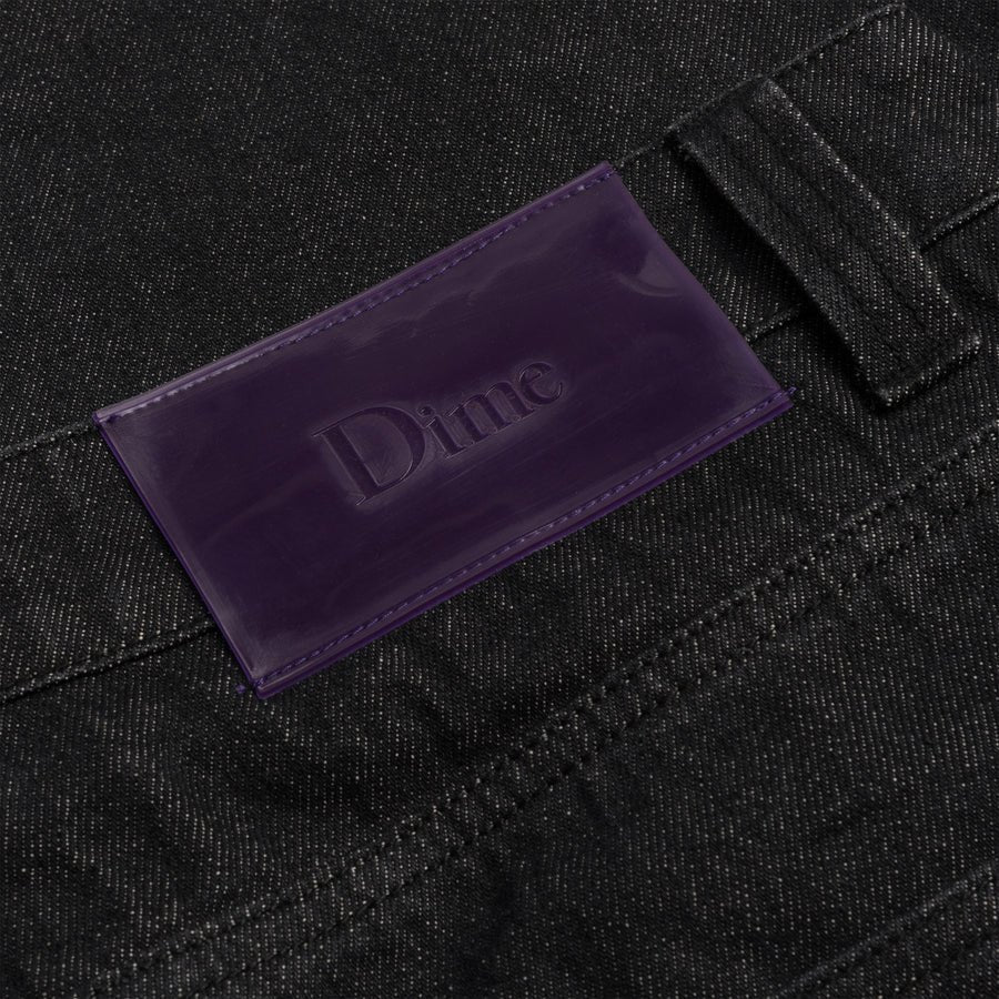 Dime Classic Baggy Denim Pants in Black Washed - Goodnews Skateshop