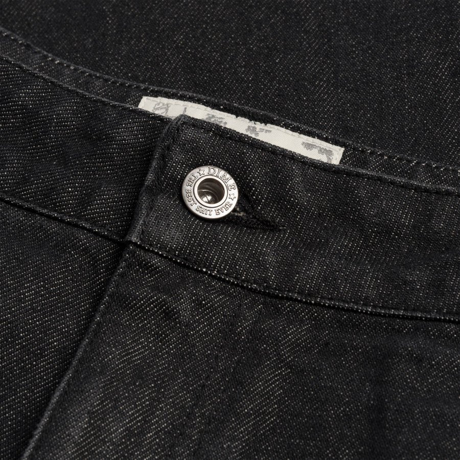Dime Classic Baggy Denim Pants in Black Washed - Goodnews Skateshop