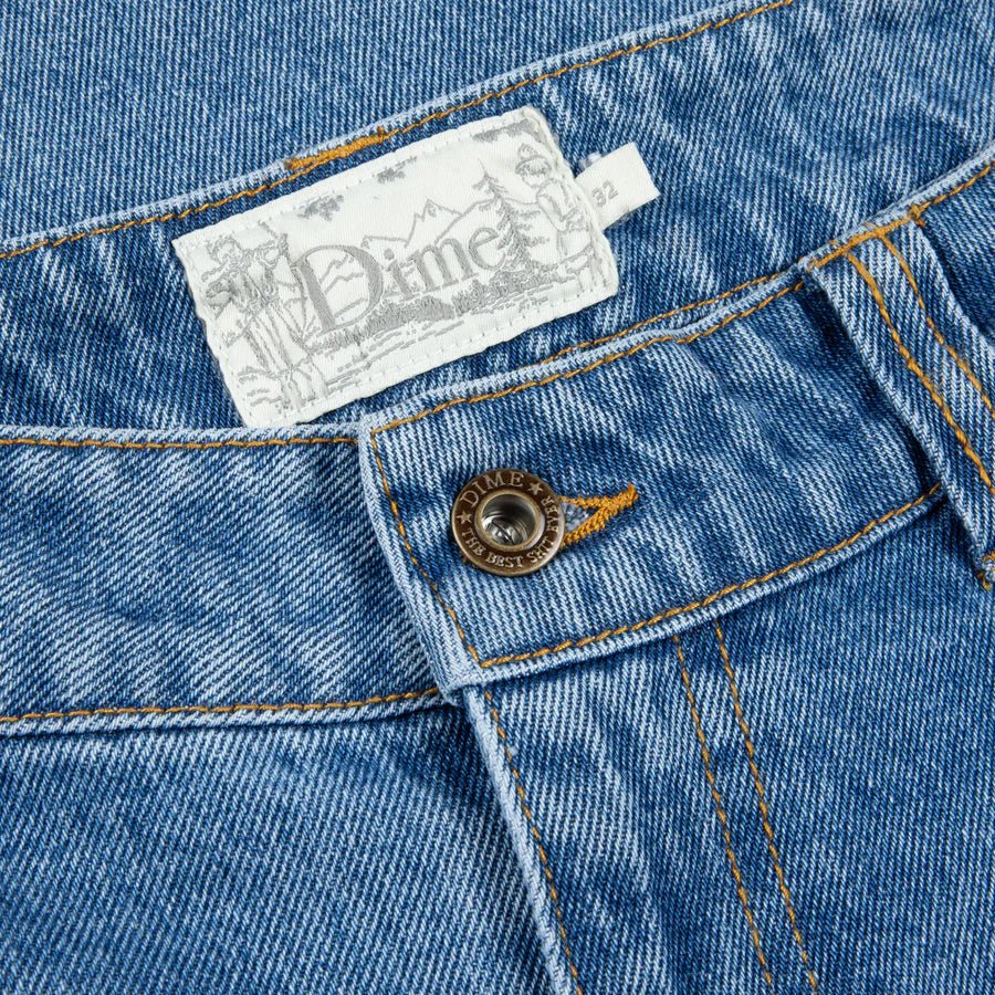 Dime Classic Baggy Denim Pants in Indigo Washed - Goodnews Skateshop