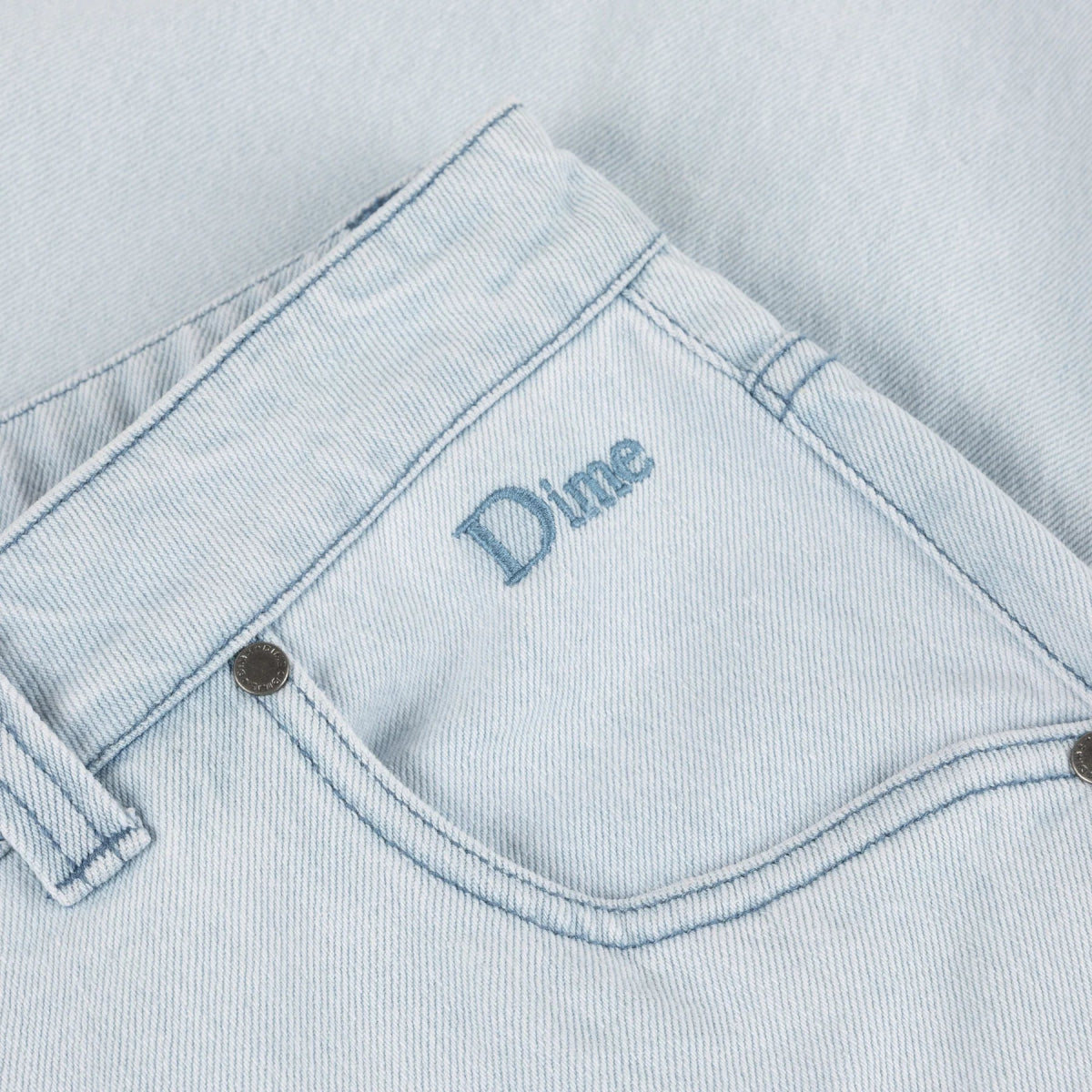 Dime Classic Baggy Denim Pants in Light Washed - Goodnews Skateshop