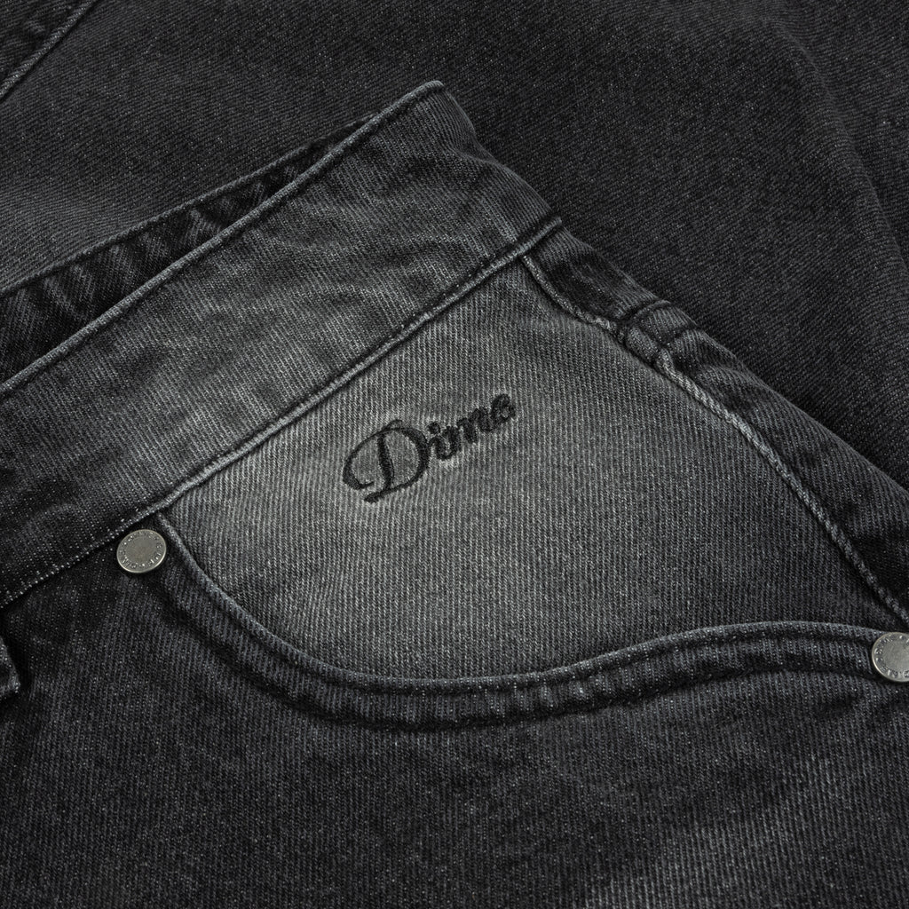 Dime Classic Baggy Denim Pants in Sandblasted Black - Goodnews Skateshop
