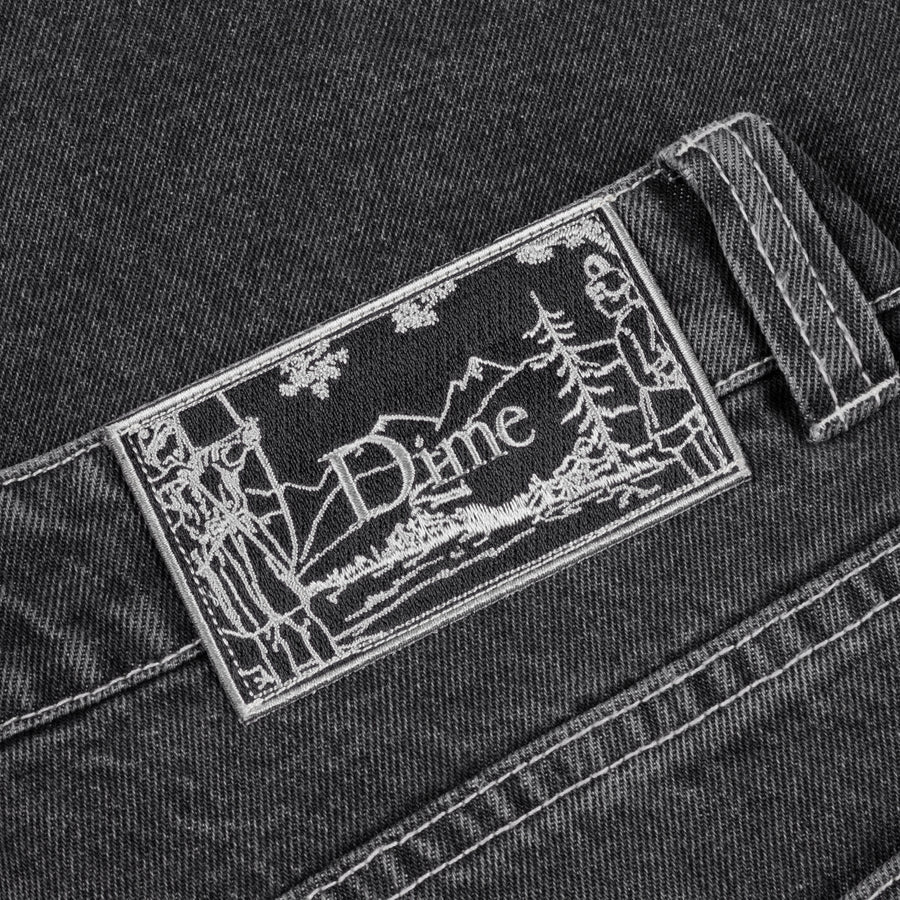 Dime Classic Denim Shorts in Faded Black - Goodnews Skateshop