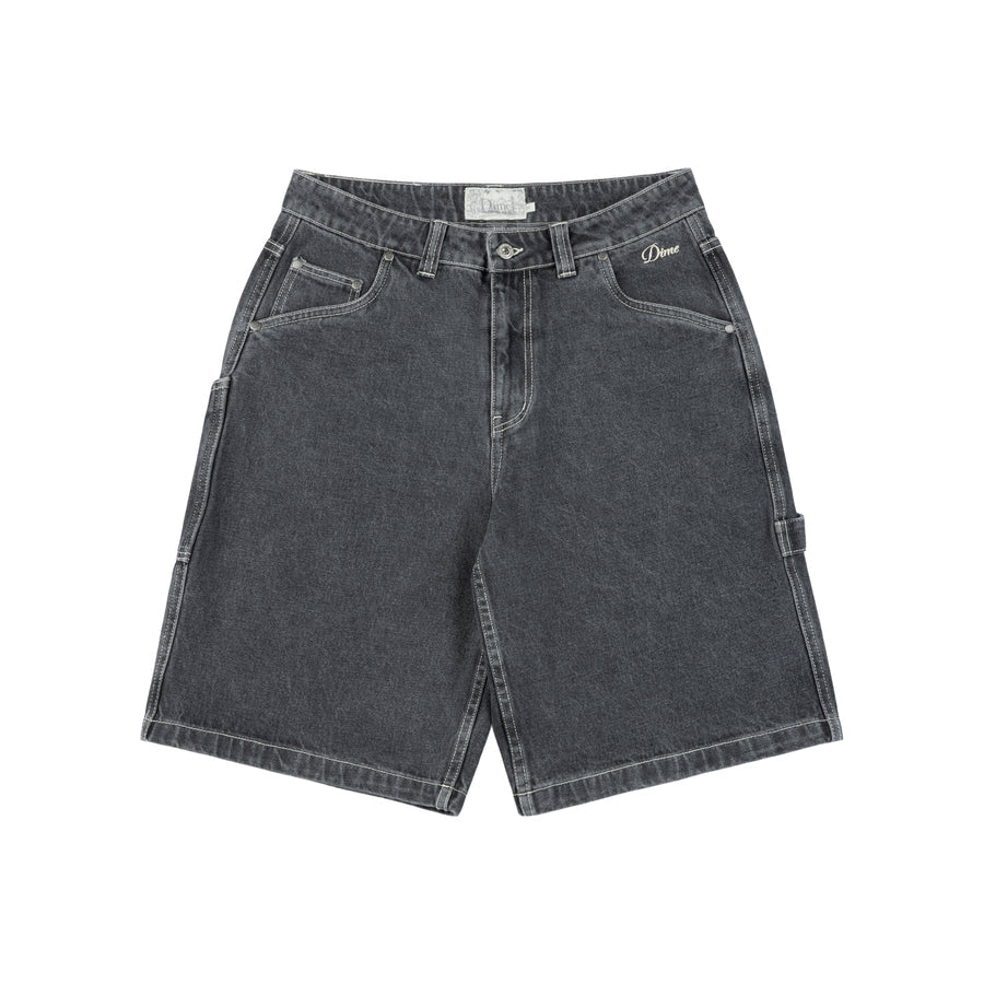 Dime Classic Denim Shorts in Faded Black - Goodnews Skateshop