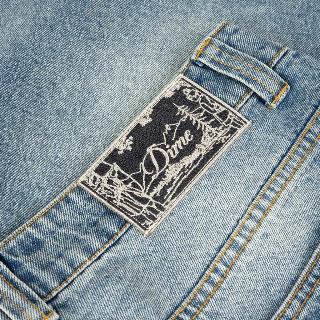 Dime Classic Denim Shorts in Sandblasted Indigo - Goodnews Skateshop