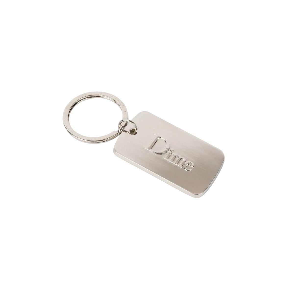 Dime Classic Keychain in Silver - Goodnews Skateshop
