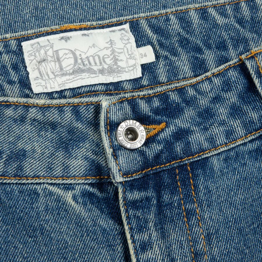 Dime Classic Relaxed Denim Pants in Sandblasted Indigo - Goodnews Skateshop