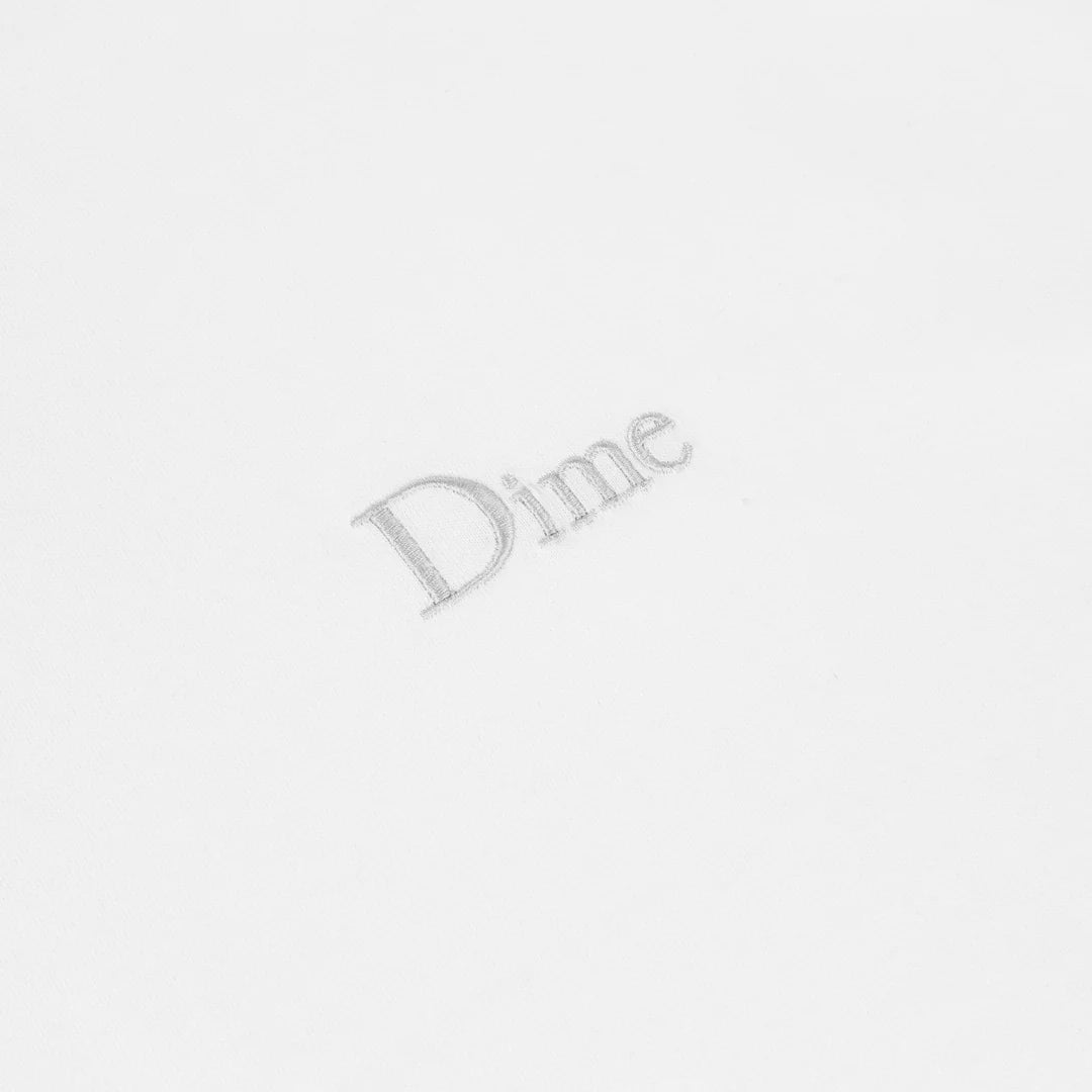 Dime Classic Small Logo LS T-Shirt in White - Goodnews Skateshop