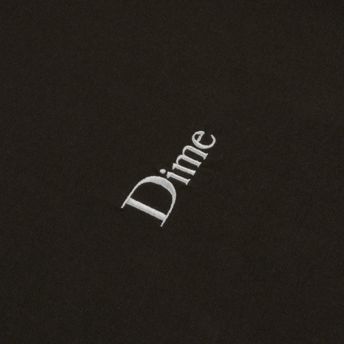 Dime Classic Small Logo T-Shirt in Vintage Black - Goodnews Skateshop