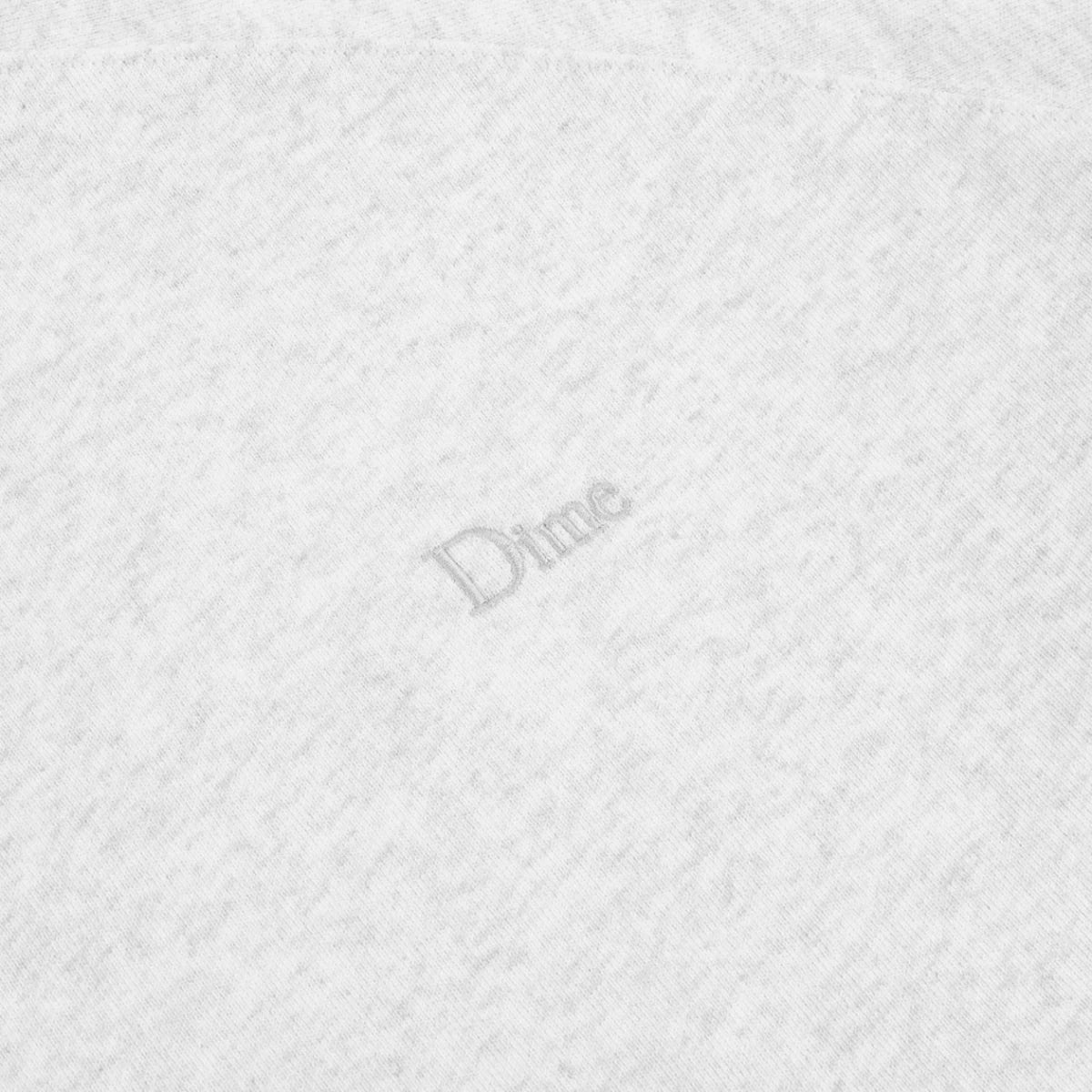 Dime Classic Small Logo Zip Hoodie in Ash - Goodnews Skateshop