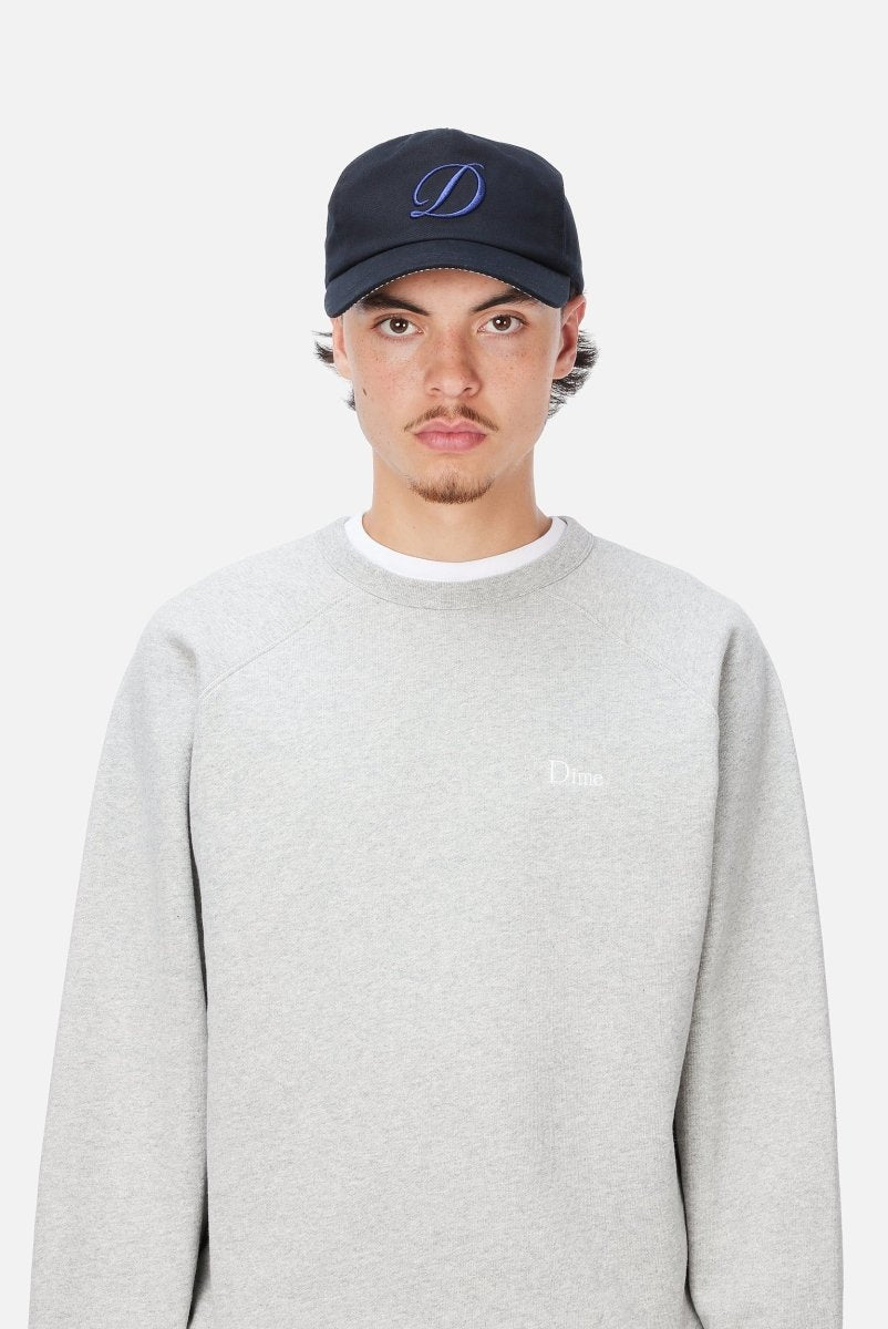 Dime Cursive D Worker Cap in Black - Goodnews Skateshop