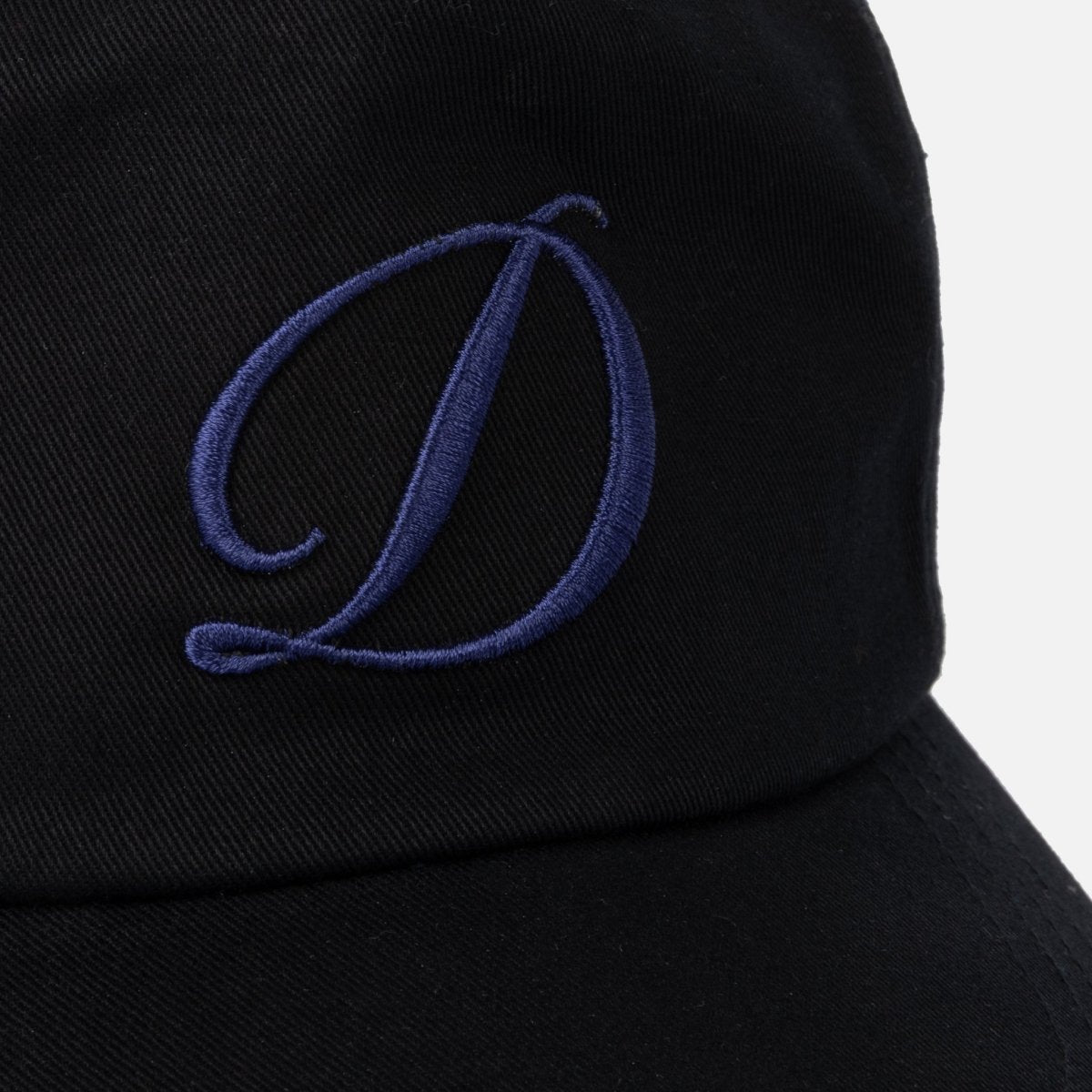 Dime Cursive D Worker Cap in Black - Goodnews Skateshop