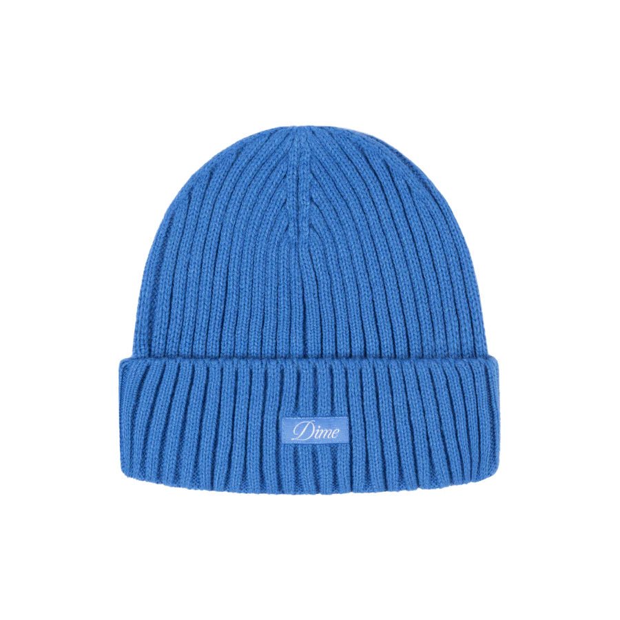 Dime Cursive Fold Beanie in Sky Blue - Goodnews Skateshop