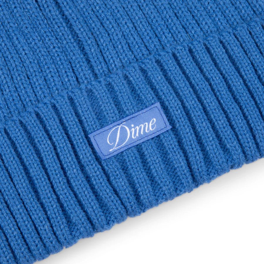 Dime Cursive Fold Beanie in Sky Blue - Goodnews Skateshop