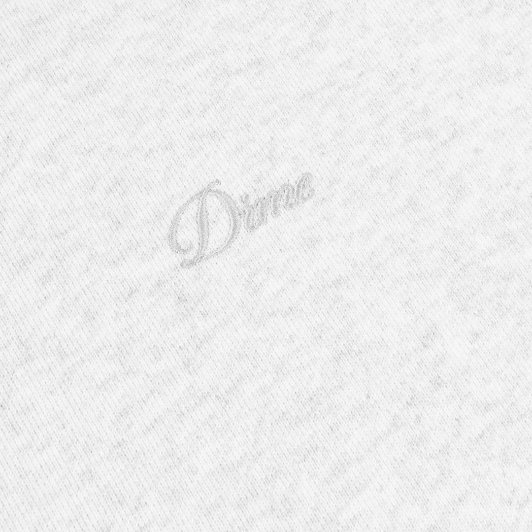 Dime Cursive Small Logo Hoodie in Ash - Goodnews Skateshop