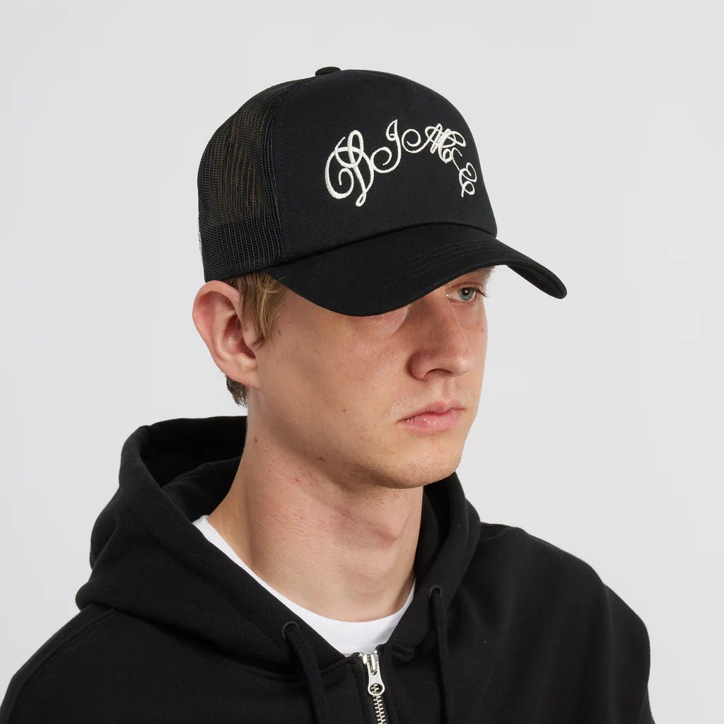 Dime Fighter Trucker Cap in Black - Goodnews Skateshop
