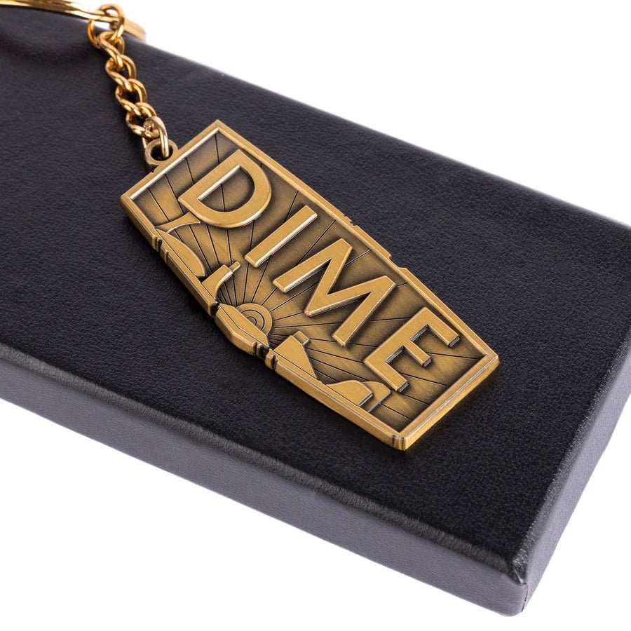 Dime Glorious Keychain in Gold - Goodnews Skateshop