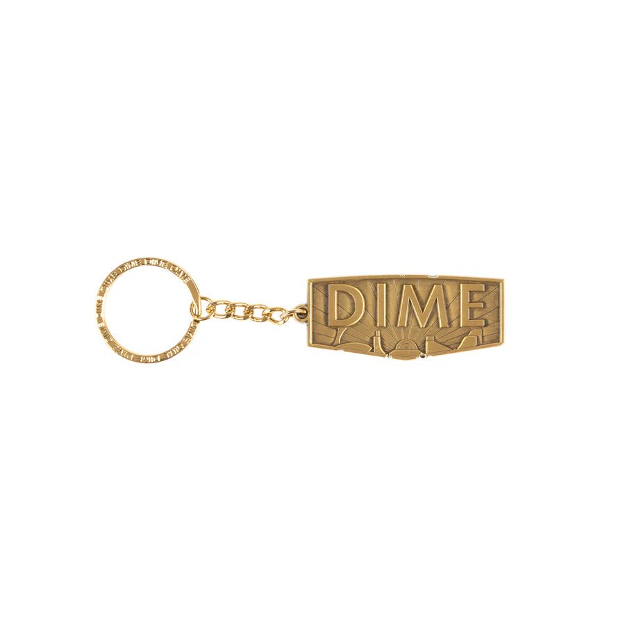 Dime Glorious Keychain in Gold - Goodnews Skateshop