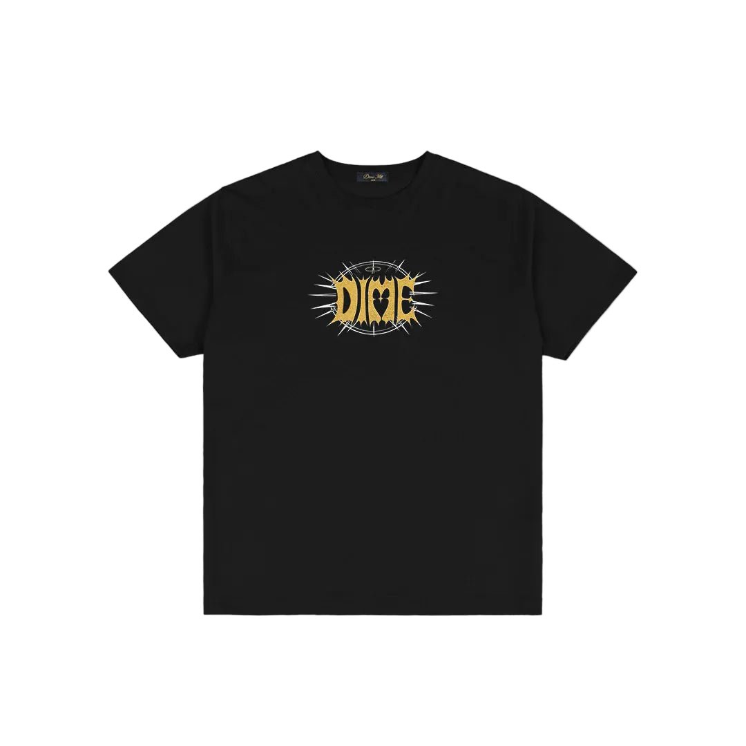 Dime Holy T-Shirt in Black - Goodnews Skateshop