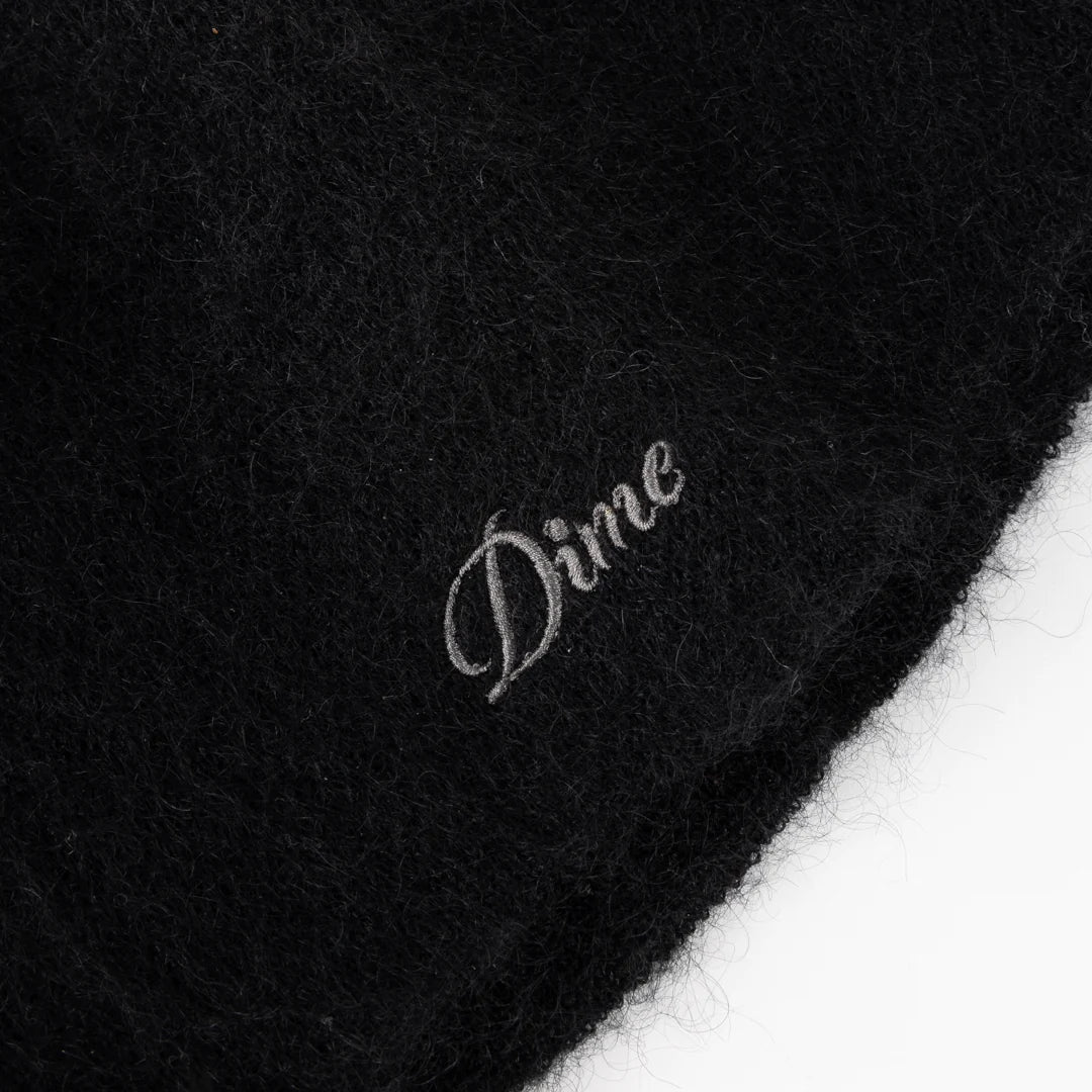 Dime Mohair Skully Beanie in Black - Goodnews Skateshop