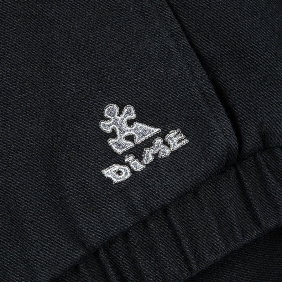 Dime Panel Hooded Bomber in Charcoal - Goodnews Skateshop