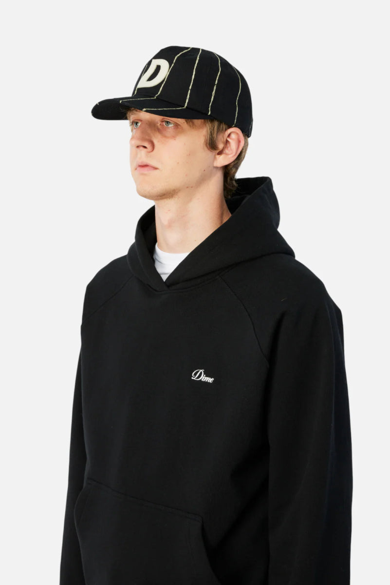 Dime Pinstriped Worker Cap in Black - Goodnews Skateshop