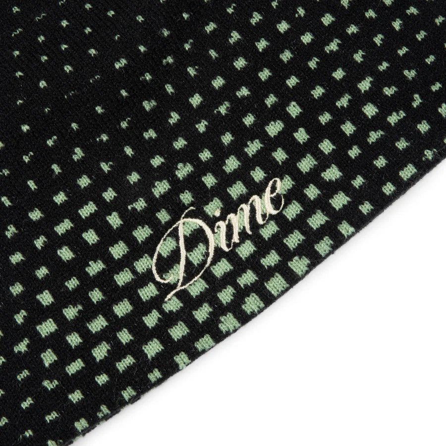 Dime Pixel Skully Beanie in Black - Goodnews Skateshop