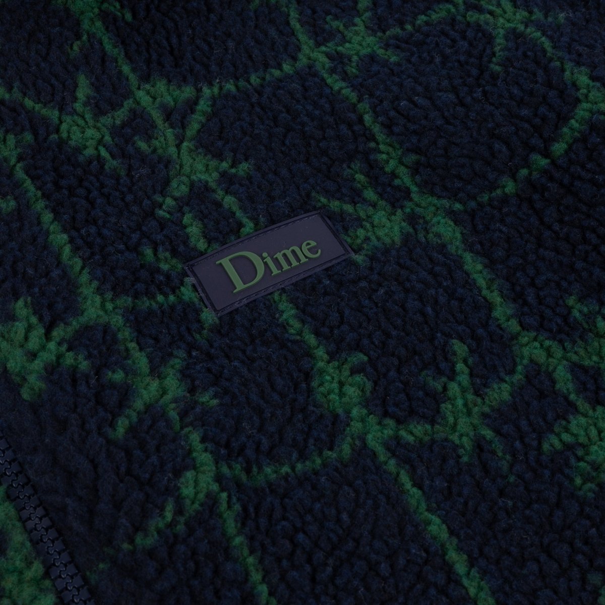 Dime Polar Fleece Sherpa Zip in Navy - Goodnews Skateshop