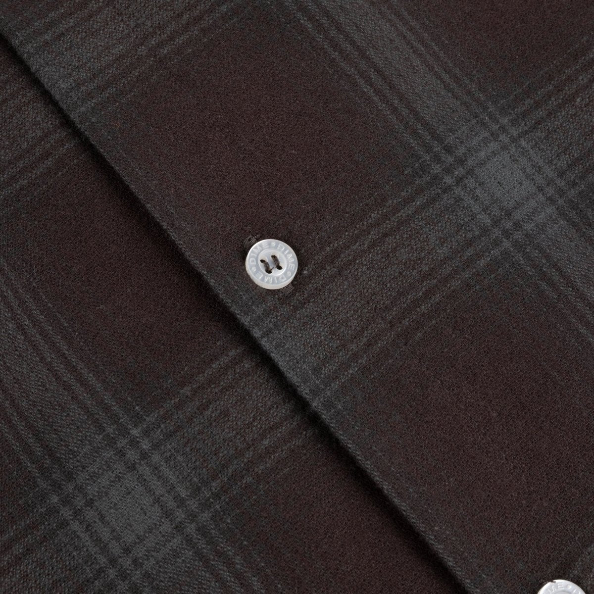 Dime Premium Flannel Shirt in Bordeaux - Goodnews Skateshop